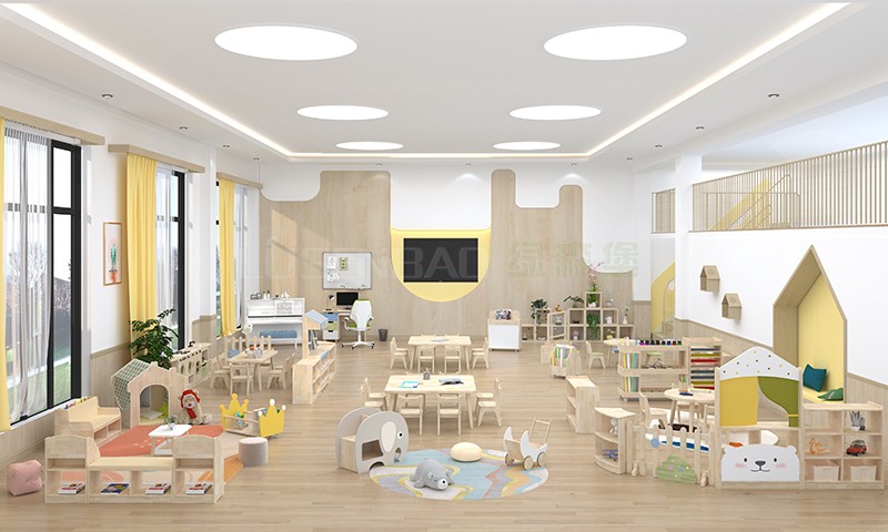 幼兒園家具橡膠木教室區(qū)整體.jpg